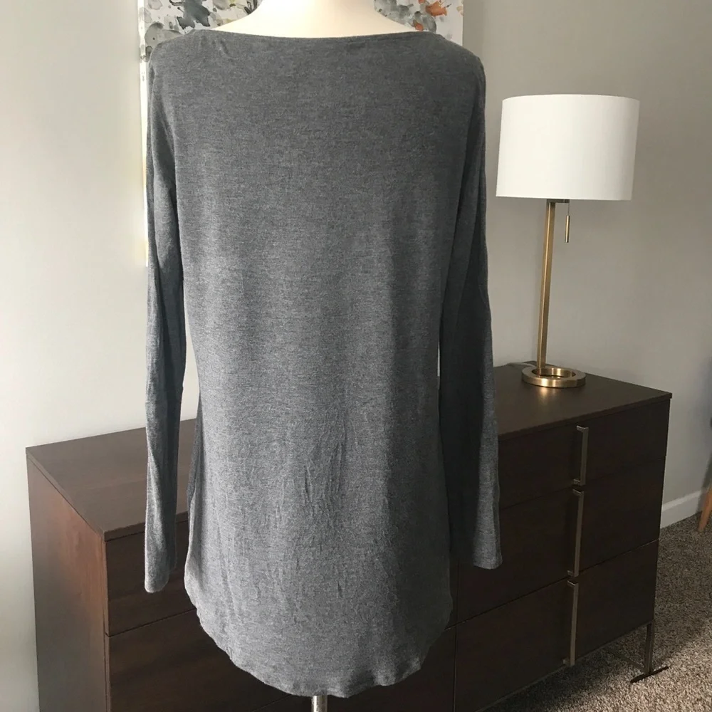 Heather by Bordeaux Gray Tunic Top - Picture 4 of 10